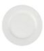 Lot de 6 Assiettes Plates Ronde 27cm Blanc-1