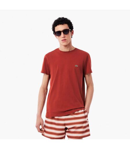 T-shirt Homme Rouge Lacoste
