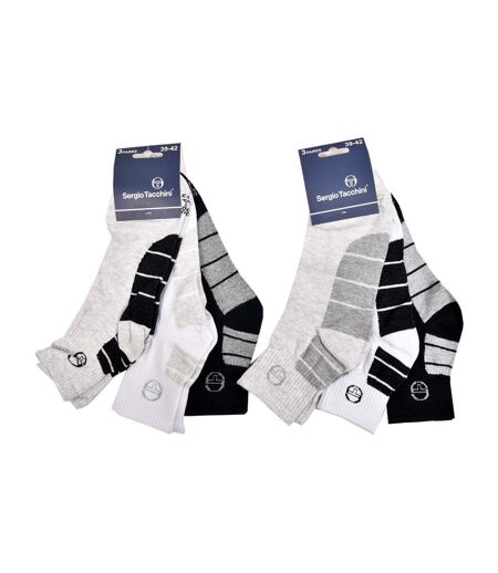 Chaussettes homme Sergio Tacchini Socquettes QUARTER - Pack de 12