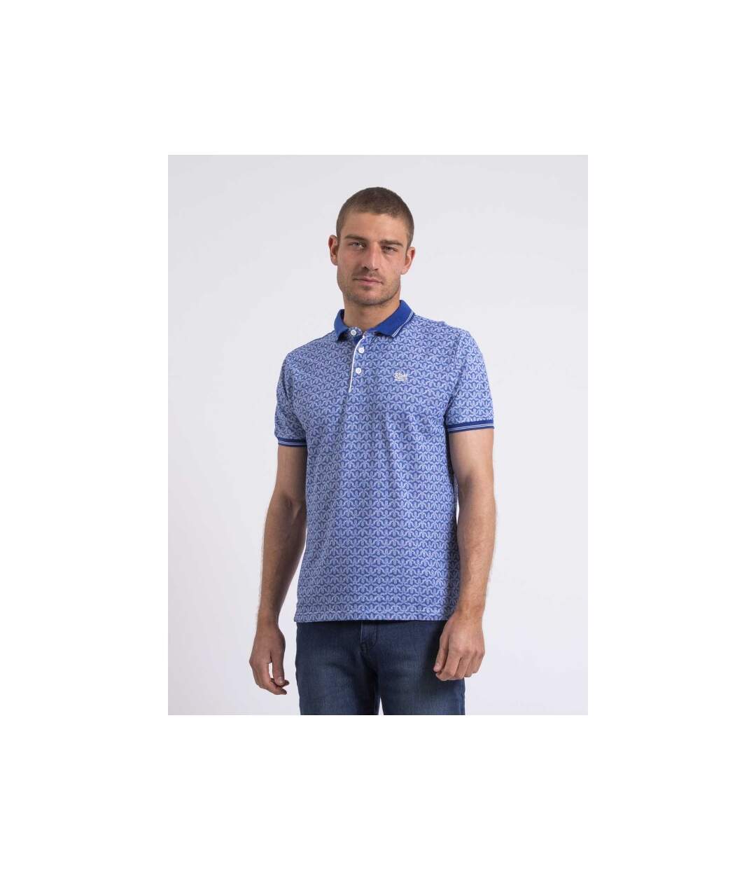 Polo manches courtes motifs PARIBAL-1