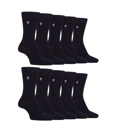 Mens 10 Pair Multi-Pack Bright Bamboo Socks