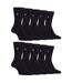Mens 10 Pair Multi-Pack Bright Bamboo Socks-1