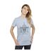 Disney Femme/Les femmes Mary Poppins Carousel Sketch Coton Boyfriend T-Shirt (Gris sportif) - UTBI49437-2