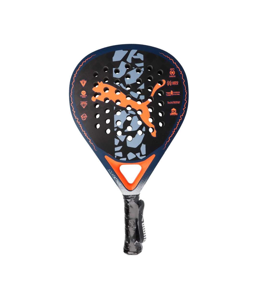 Raquette de Padel Marine/Orange Puma Solarattack Padel Pwr 049011-01 - OSFA-1