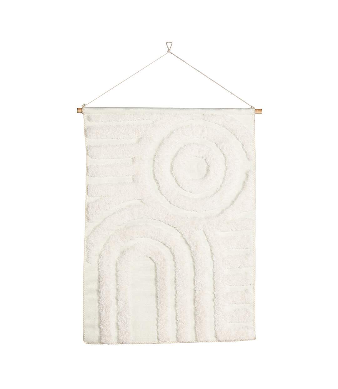 Toile Tapis à Suspendre Nikita 100cm Blanc-1