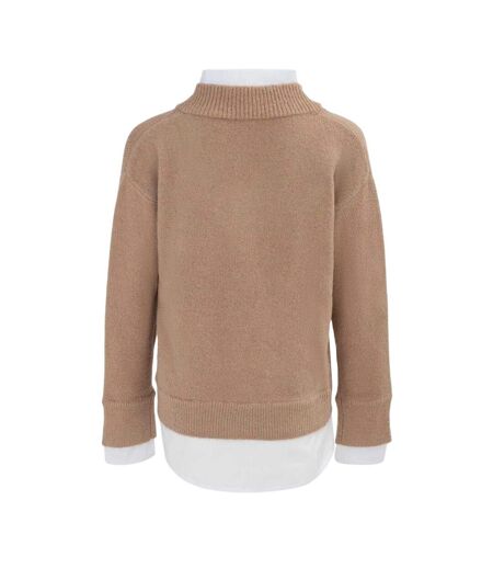 Pull Femme Beige Miso