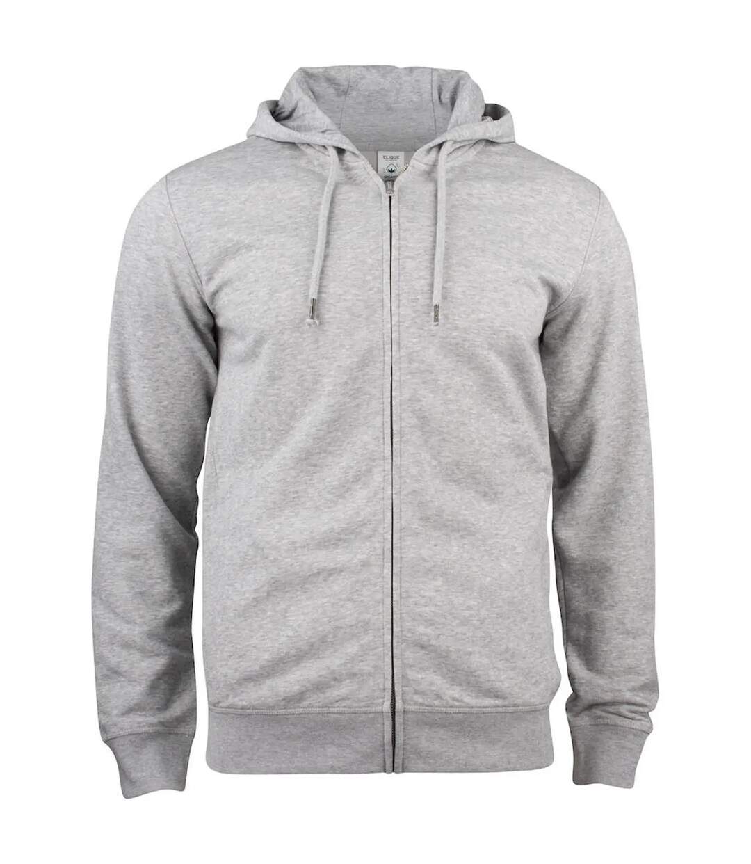 Veste À Capuche Homme Gris Chiné Clique-1