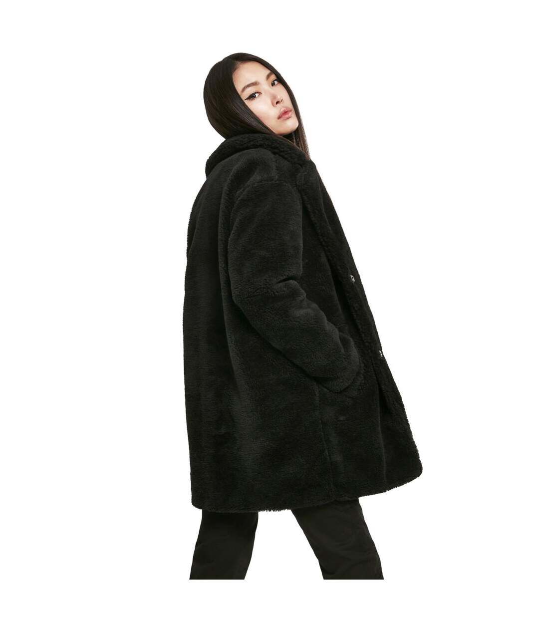 Manteau Femme Noir Urban Classics-1