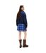 Womens/ladies Zip Neck Sweatshirt Navy Tommy Jeans-3