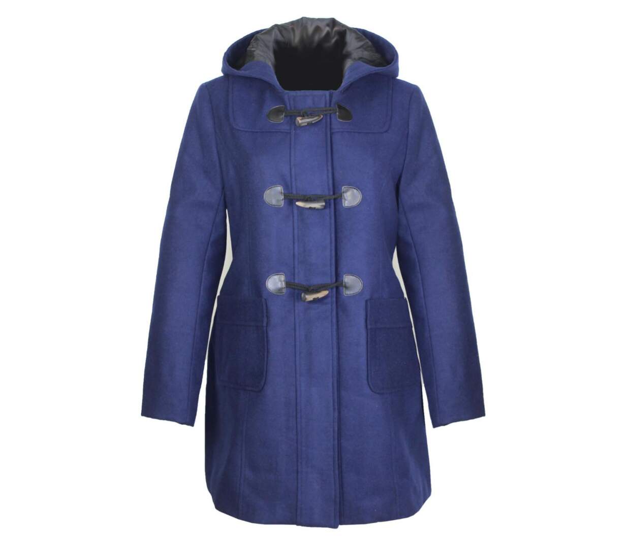Manteau Caban Femme KABIK 3 boutons AQUA – Marine (MAYFLOWER)-1