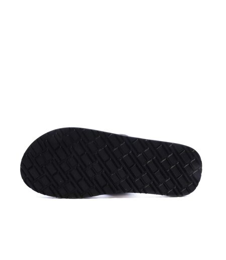 Tongs noires homme tommy hilfiger corporate - 40