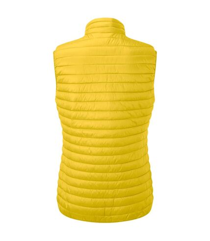 2786 Womens/Ladies Tribe Fineline Padded Gilet/Bodywarmer (Bright Yellow)