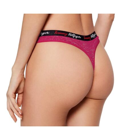 Tanga Bleu/Bordeaux/Rose/Noir Femme Tommy Hilfiger Underwear - L