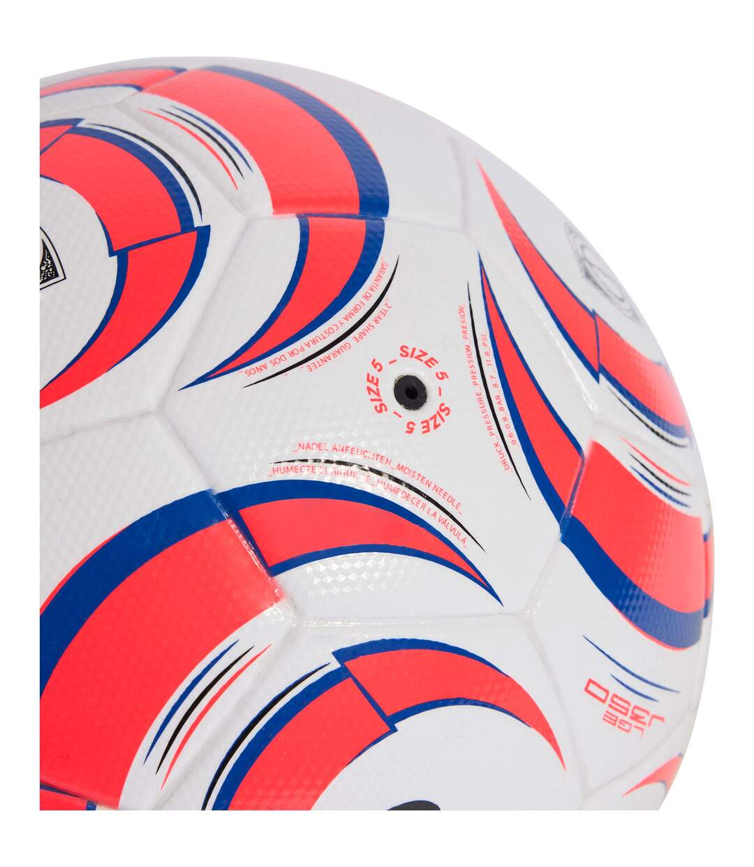 Ballon De Foot Tiro League J350 Taille 5 Blanc Rouge Bleu Adidas-3