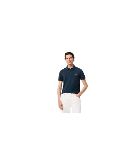 Mens L.12.12 Pique Slim Polo Shirt Petrol Blue Lacoste