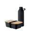 Emerald lunch box & bottle set one size black MidOcean-1