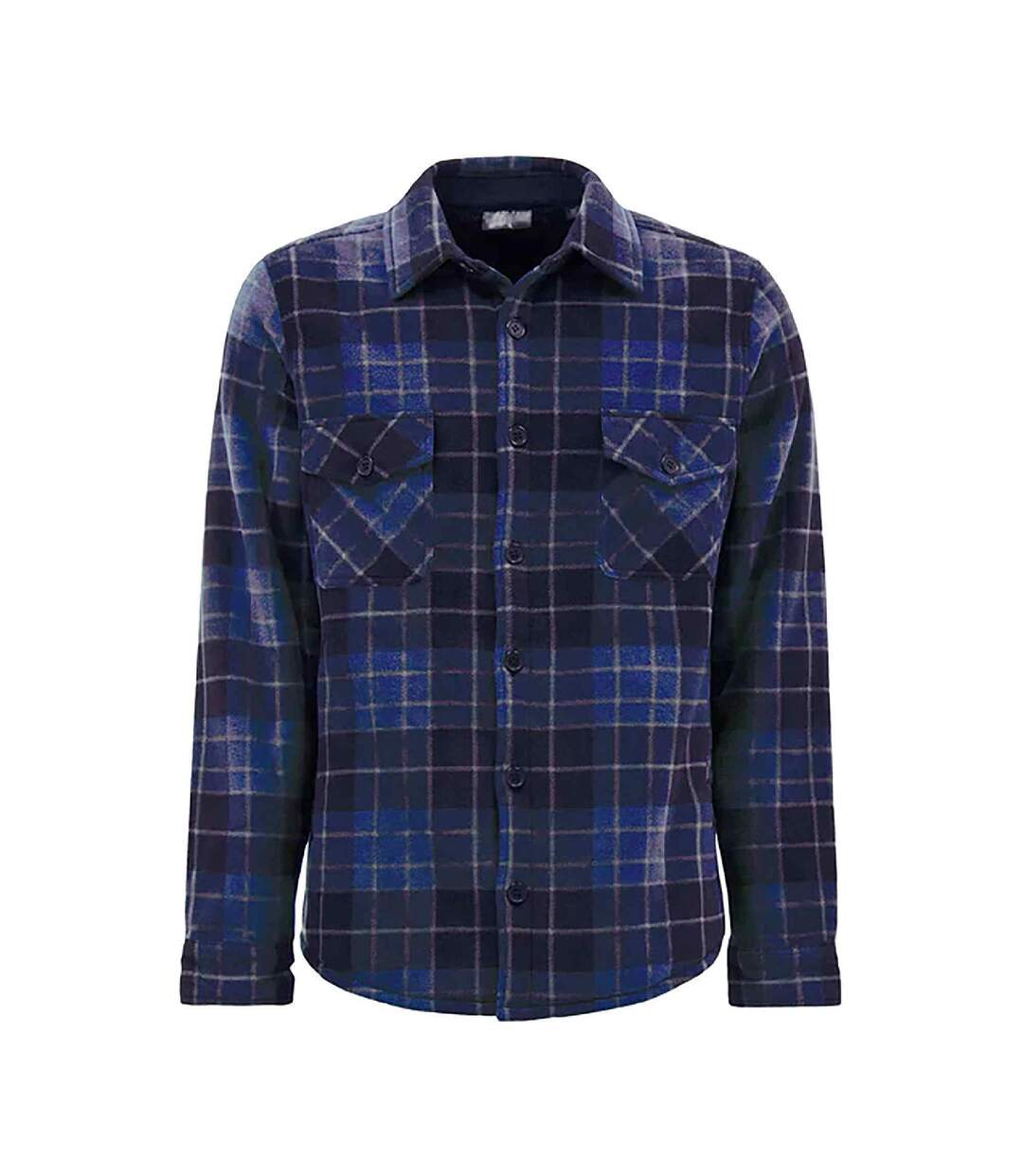 Veste d'hiver chaude matelassée à carreaux pour hommes-1
