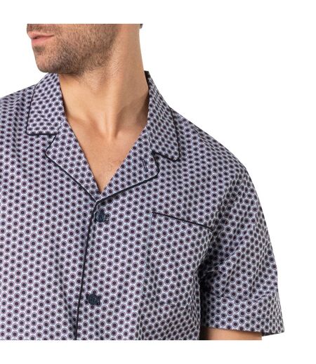 Pyjama court ouvert homme Popeline Eminence