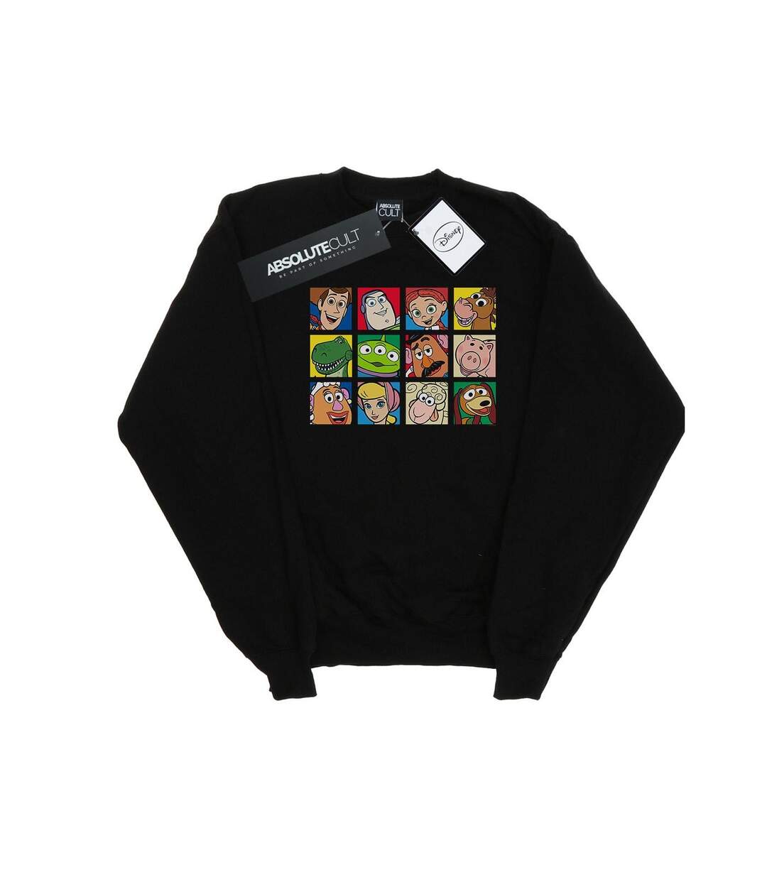 Disney Sweat-shirt à carreaux à l'effigie des personnages de Toy Story - Femmes/Ladies (Noir) - UTBI41955-1
