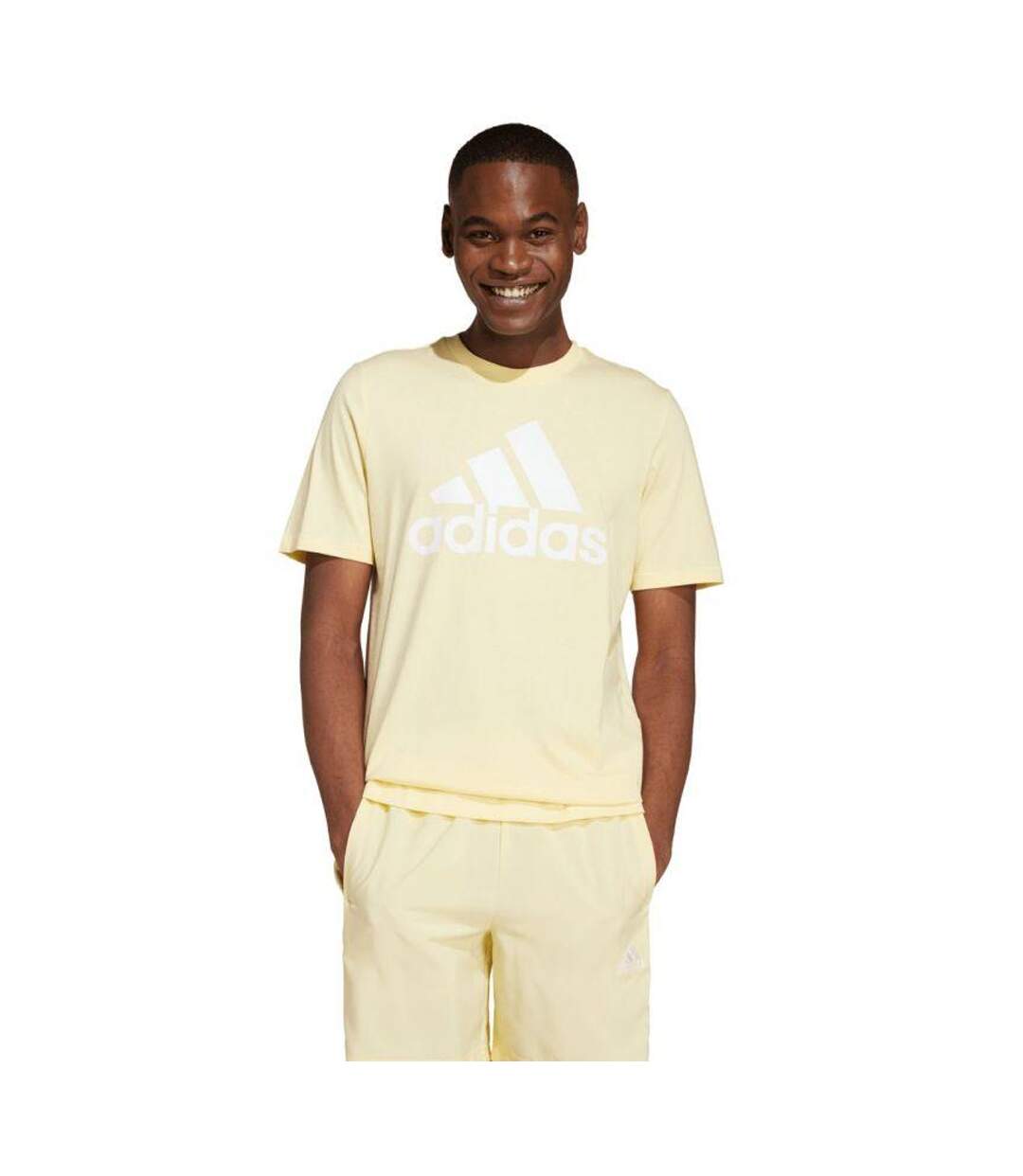 T-shirt Essentials Homme Jaune Adidas-1