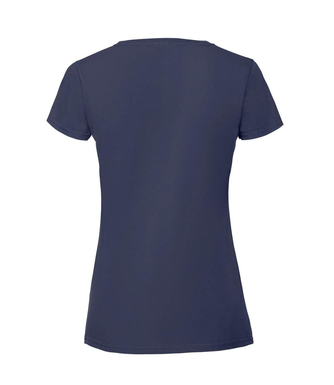 Womens/ladies Iconic 190 T-shirt Navy Fruit Of The Loom-2
