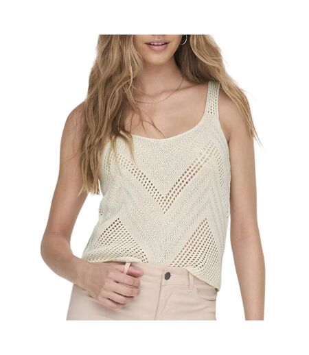 Top crochet beige femme jdy 15226348