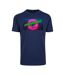 T-shirt Amapiano Club Homme Bleu Marine Clair Mister Tee-1