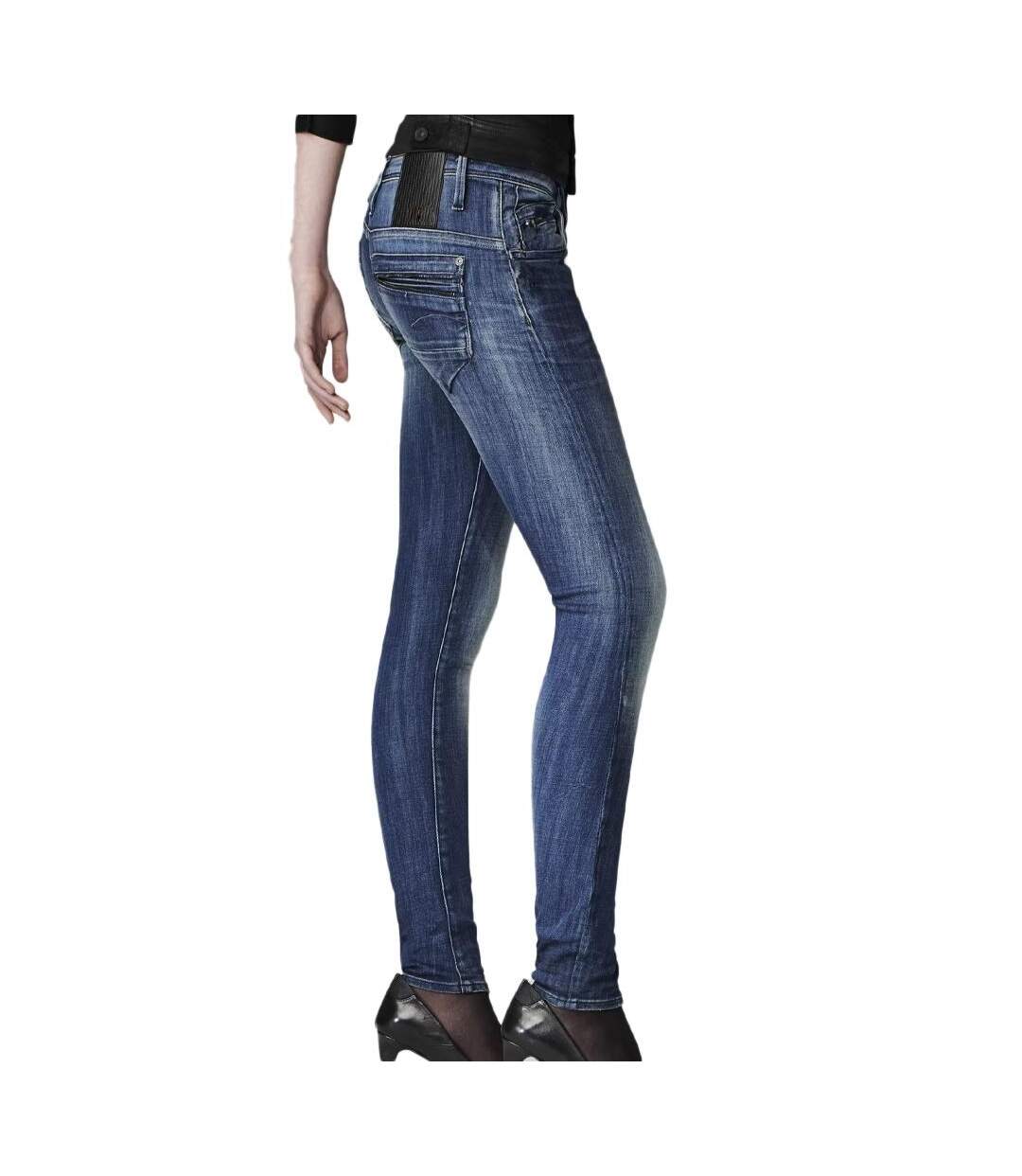 Jean bleu délavé femme g-star raw 60826 - w23-l32-2