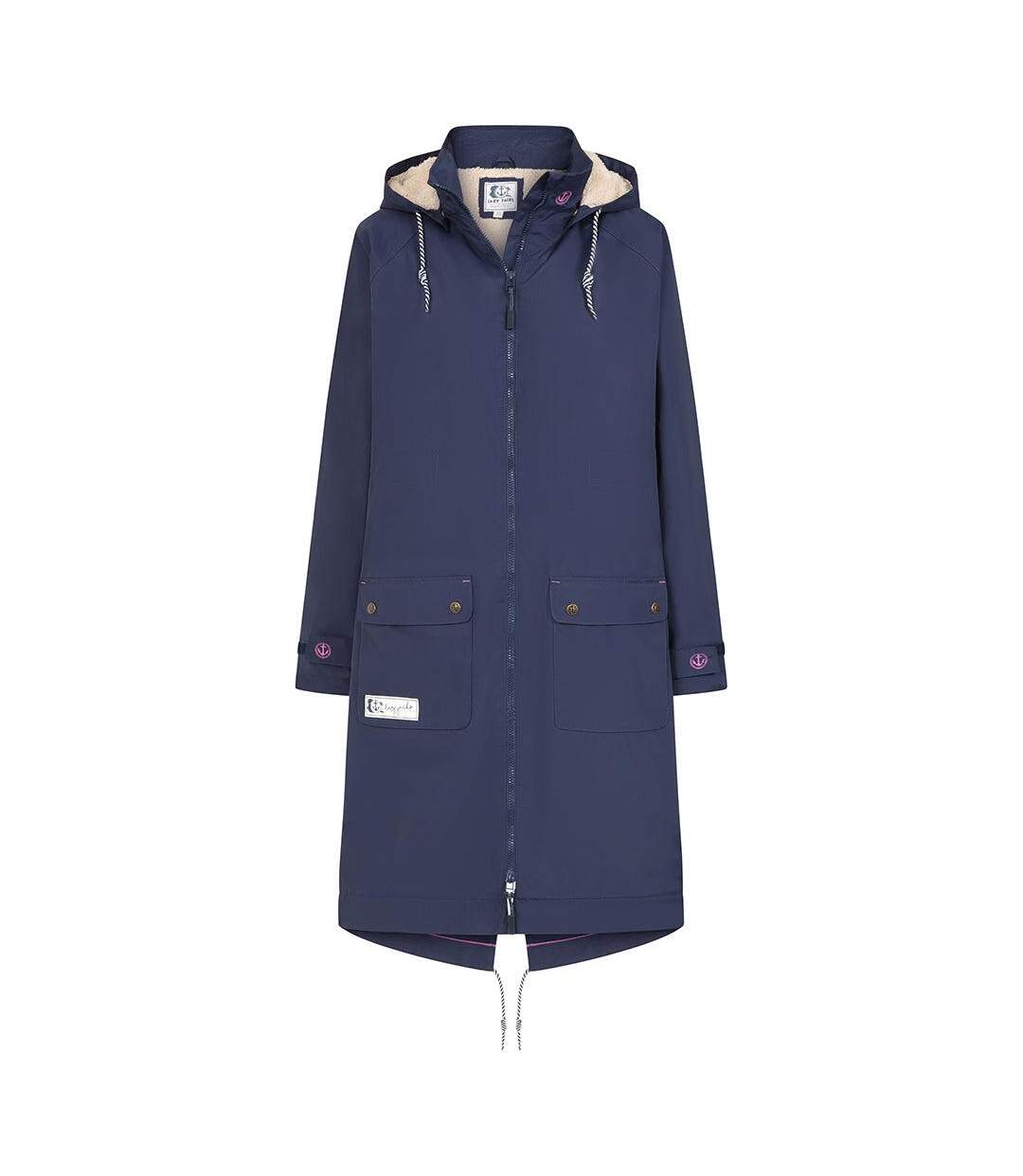 Veste Imperméable Femme Lilas Foncé Lazy Jacks-1