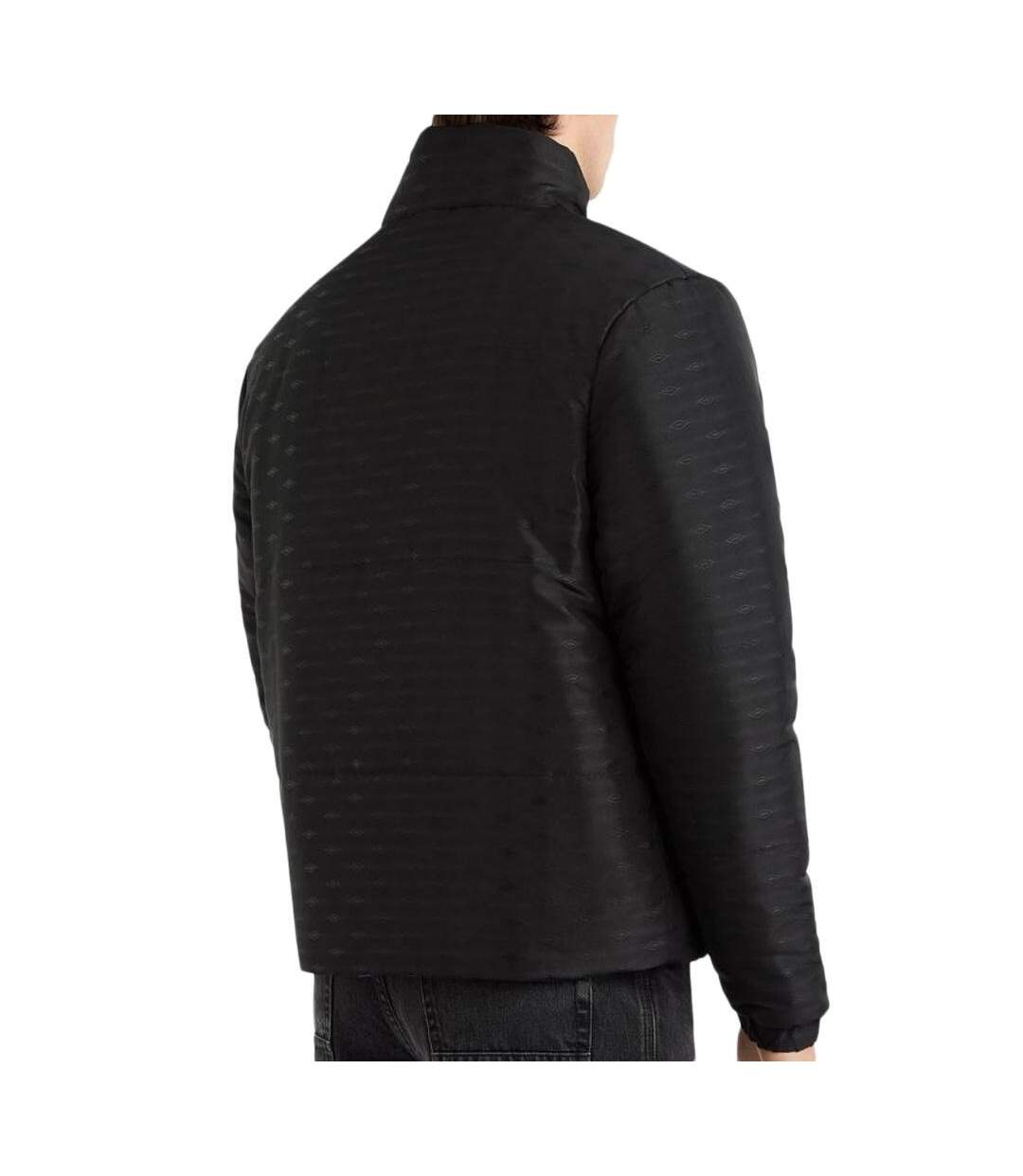Veste noire homme umbro revers-3
