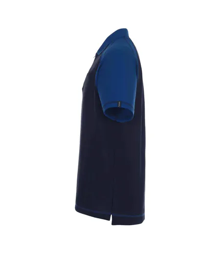 Polo Image Bianco Homme Bleu Marine Bleu Roi Mascot