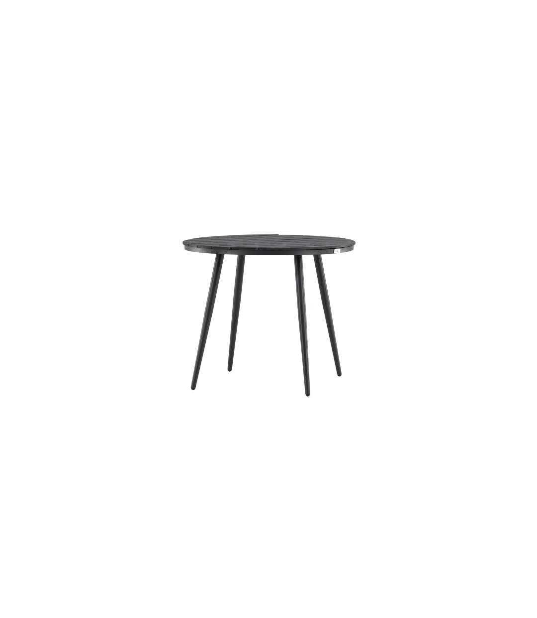 Table de Jardin Ronde Break 90cm Noir-3