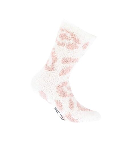 Pack Of 2  Womens/ladies Maxthr Cosy Socks  Black Pink White Ted Baker