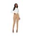 Womens/ladies military button skinny leggings camel Dorothy Perkins