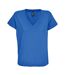 Womens/ladies Regent V Neck T-shirt Royal Blue SOLS-1