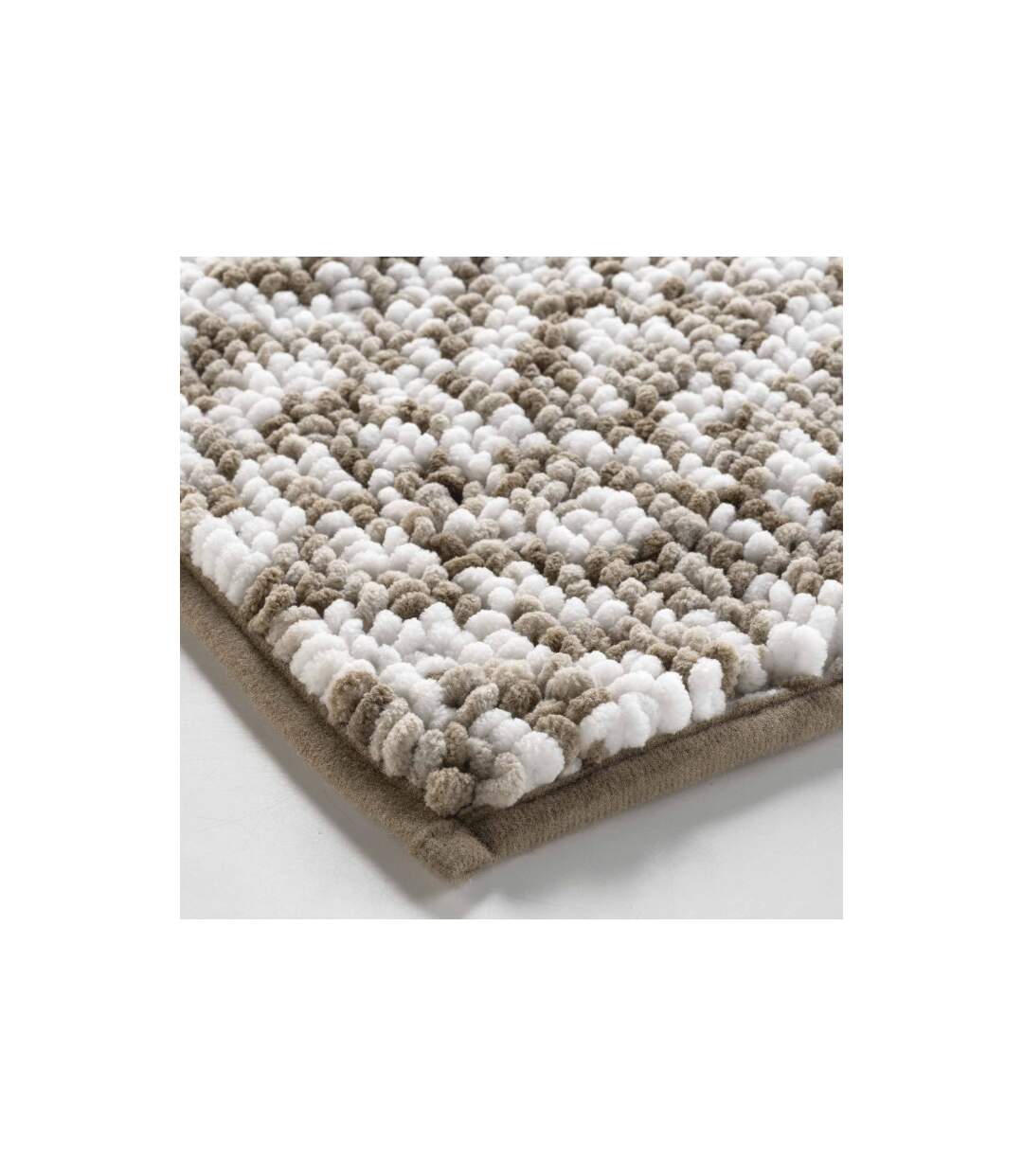 Tapis de Bain Friza 45x75cm Sable & Marron-3