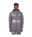 Mens International Full Zip Hoodie Grey Mercier-1