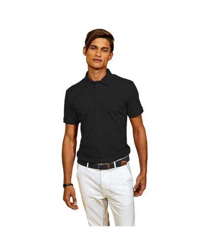 Asquith & Fox Mens Super Smooth Knit Polo Shirt (Black) - UTRW6026