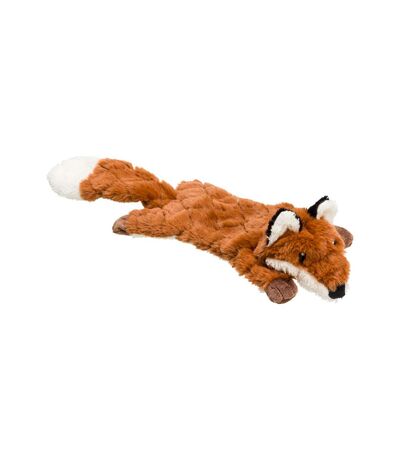 Fox stuffing free dog toy one size brown House Of Paws