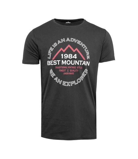 T-shirt gris foncé homme best mountain 2005 - s