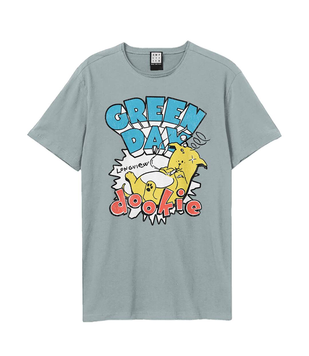 T-shirt Dookie Longview Adulte Bleu Amplified-1