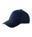 Casquette De Baseball Accelerate Bleu Marine Blanc Beechfield-2