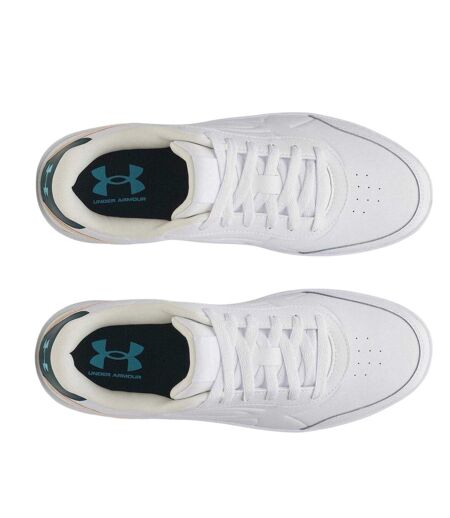Baskets Tempo Homme Blanc Vert Under Armour