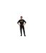 Mens Pete G Waffle Joggers Black Boss-1