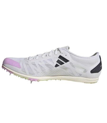 Mens Adizero 3 Stripes Running Trainers White Adidas
