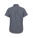 Mens Esher Gingham Check Shirt Black White Bench-2