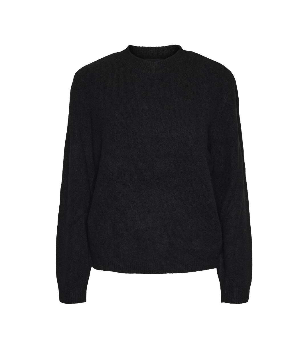 Pull noir femme pieces emma-1