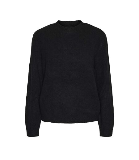 Pull noir femme pieces emma