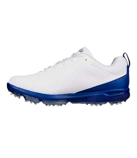 Mens go golf pro 5 hyper golf shoes white/blue Skechers