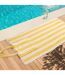 Serviette de Plage Avec Sac Intégré Poolside 70x150cm Jaune-3